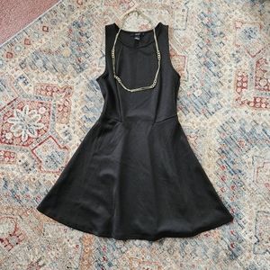 Black skater dress